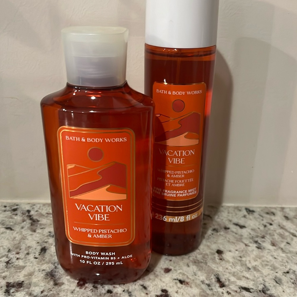Bath and body Works bundle vacation vibe